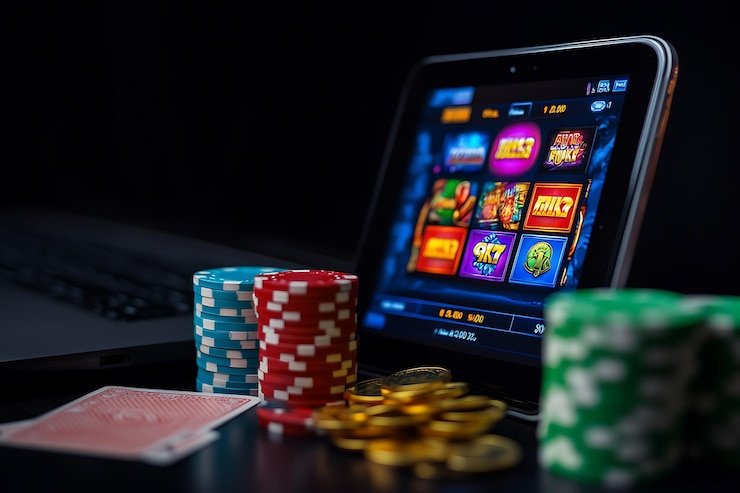 Visual edukasi responsible gaming menampilkan ikon kontrol waktu dan uang
